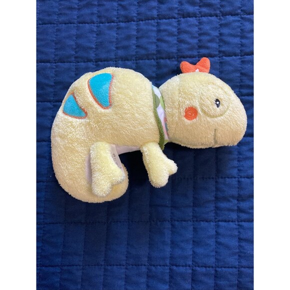 Pusblu Yellow Chamelon Gecko Lizard Plush Lovey DouDou Baby Soft Toy - Picture 2 of 9
